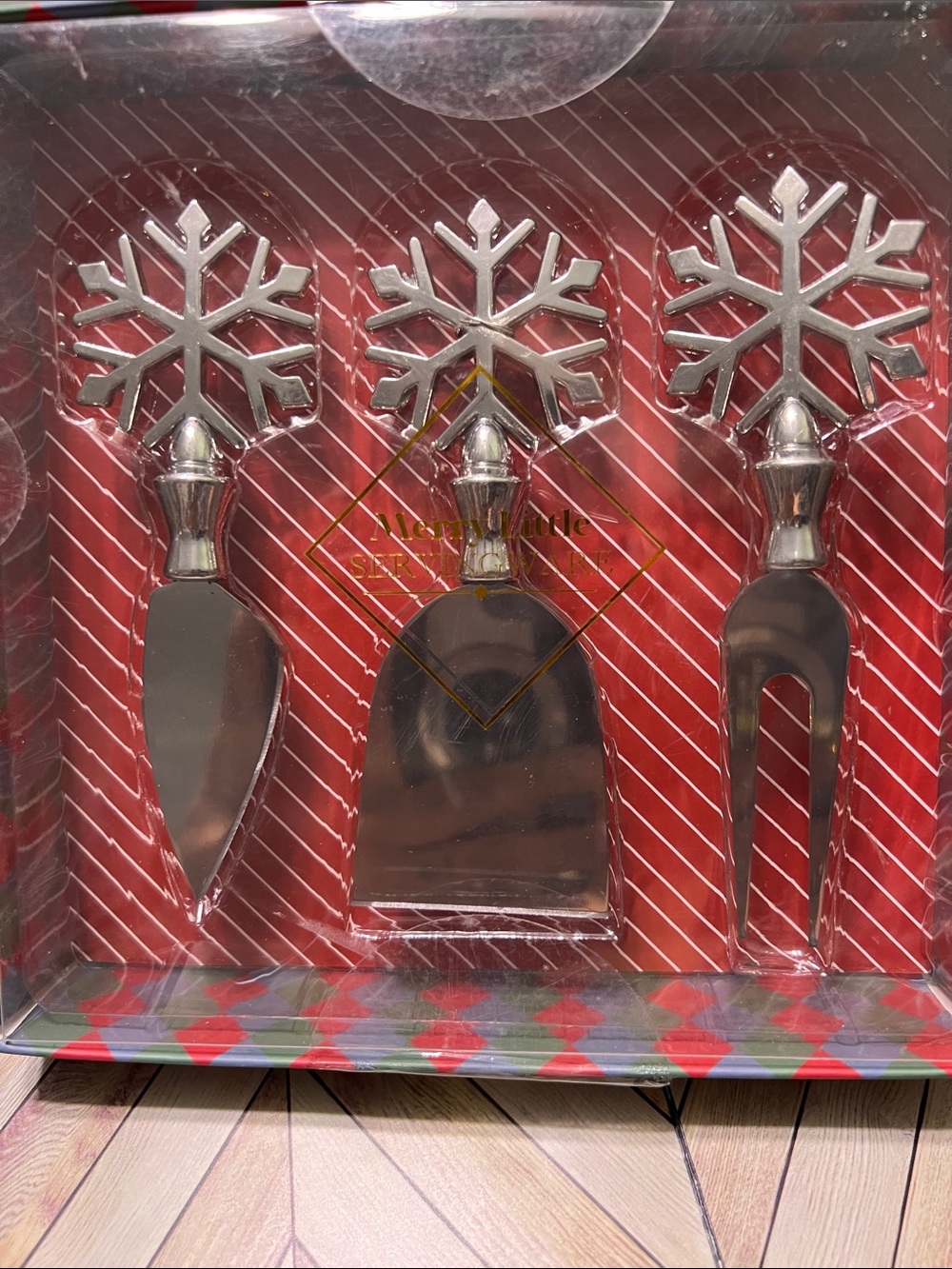 Snowflake Cheese Knife Set